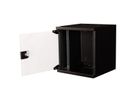ROLINE 10-inch wall-mounted housing 6 U, 312x300 WxD black