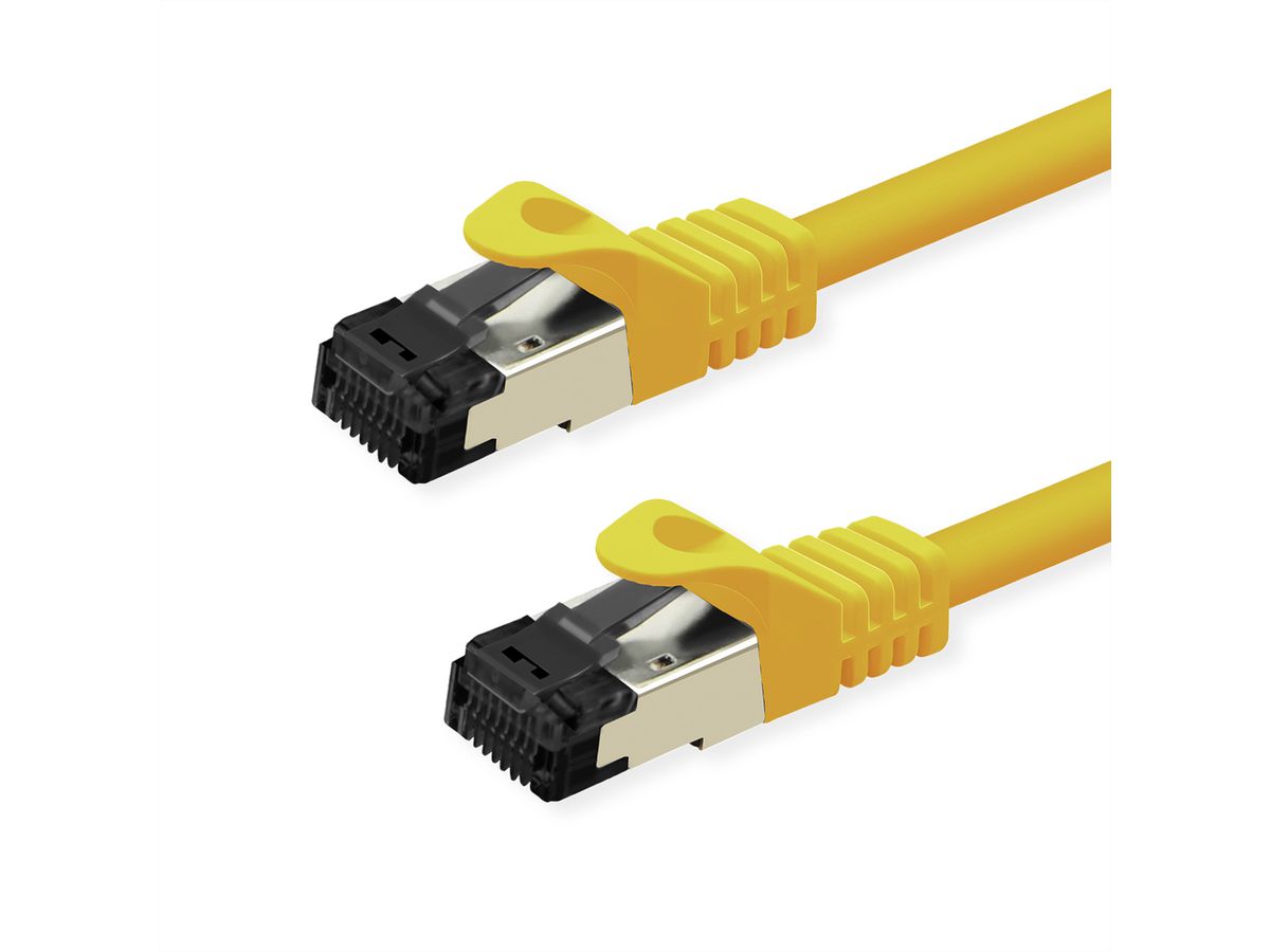 VALUE S/FTP Patch Cord Cat.8 (Class I), stranded, LSOH, yellow, 2 m