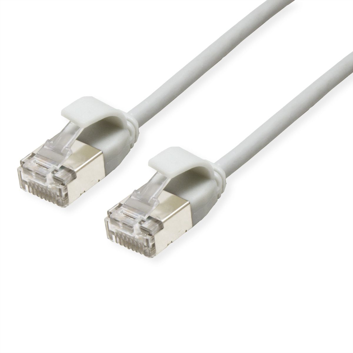 ROLINE U/FTP DataCenter Patch Cord Cat.6A (Class EA), LSOH, slim, grey, 1 m