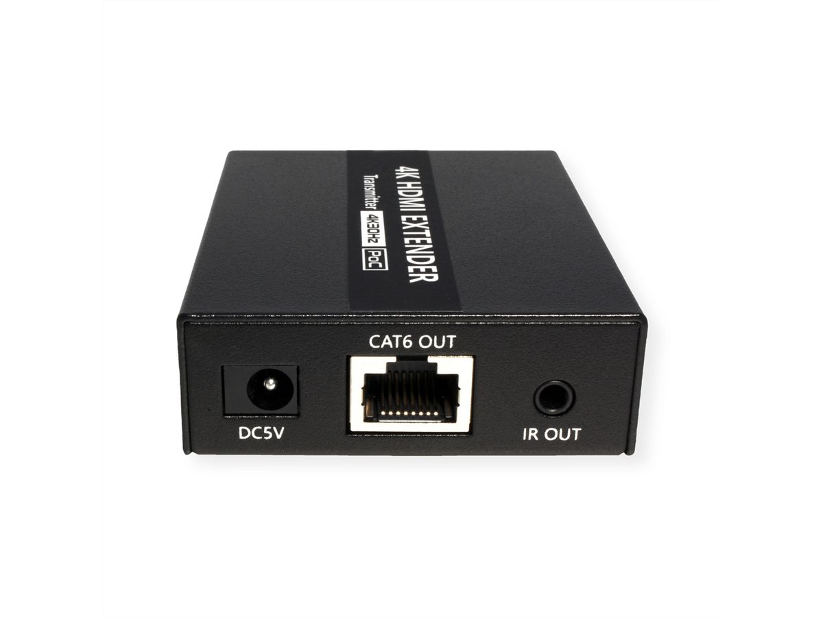 VALUE HDMI Extender via Cat.6A, 4K@30Hz, 40m