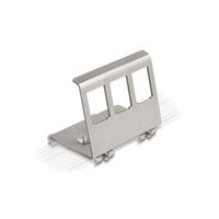 VALUE DIN Rail Adapter, empty, 3x Keystones