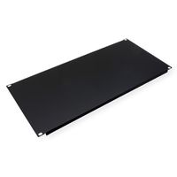 VALUE 19" Blank Panel, 5U, Metal, black