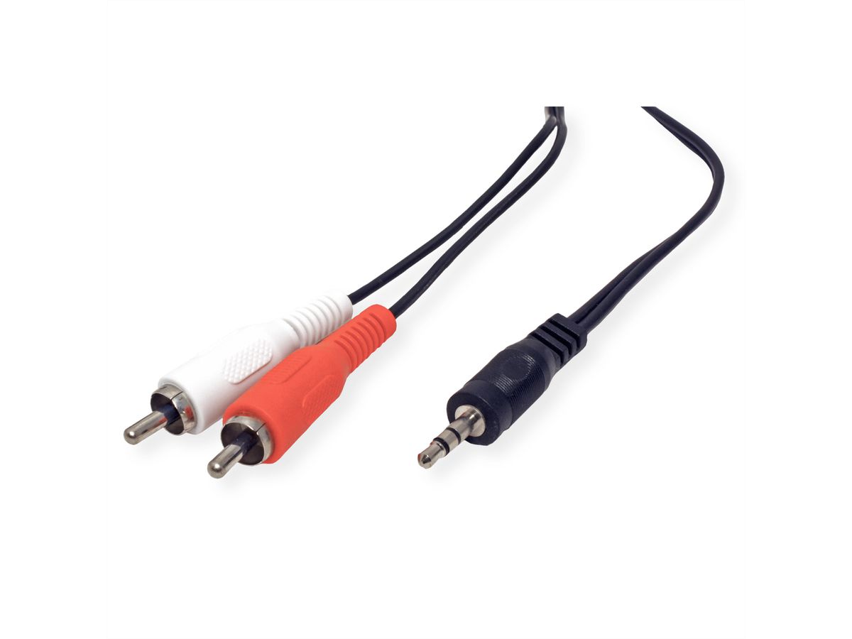 PremiumCord Cinch Cable 5m, 2X Cinch RCA Plug to 2X Cinch RCA Plug, Audio  Video Connection Cable, Stereo, for TV, Mobile Phones, MP3, HiFi, Color