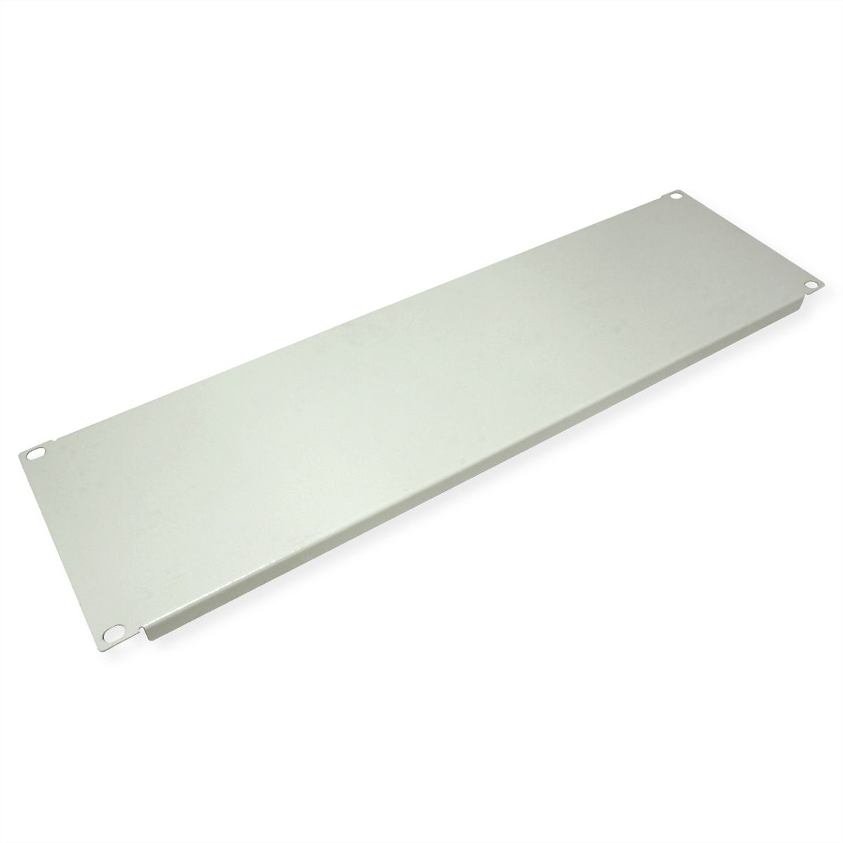 VALUE 19" Blank Panel, 3U, Metal, grey