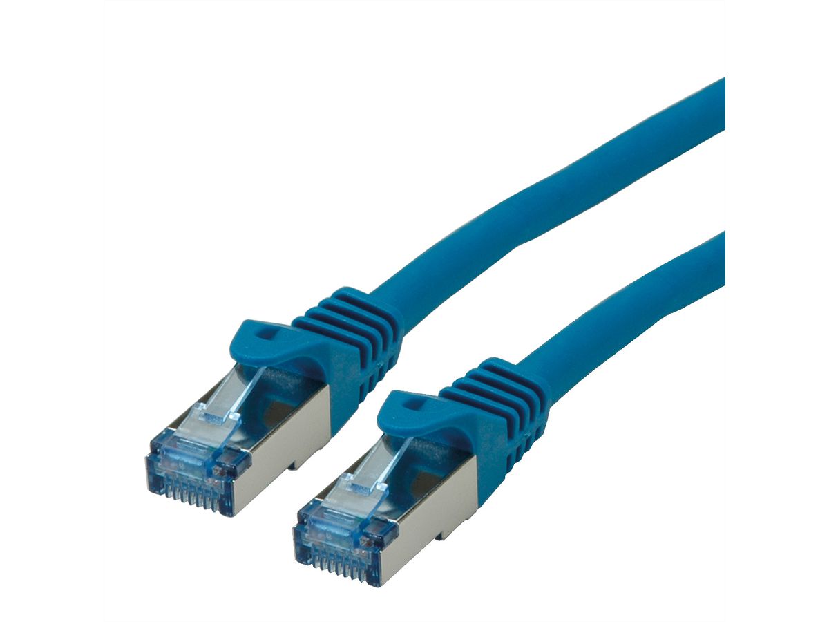 ROLINE S/FTP Patch Cord Cat.6A, Component Level, LSOH, blue, 20 m
