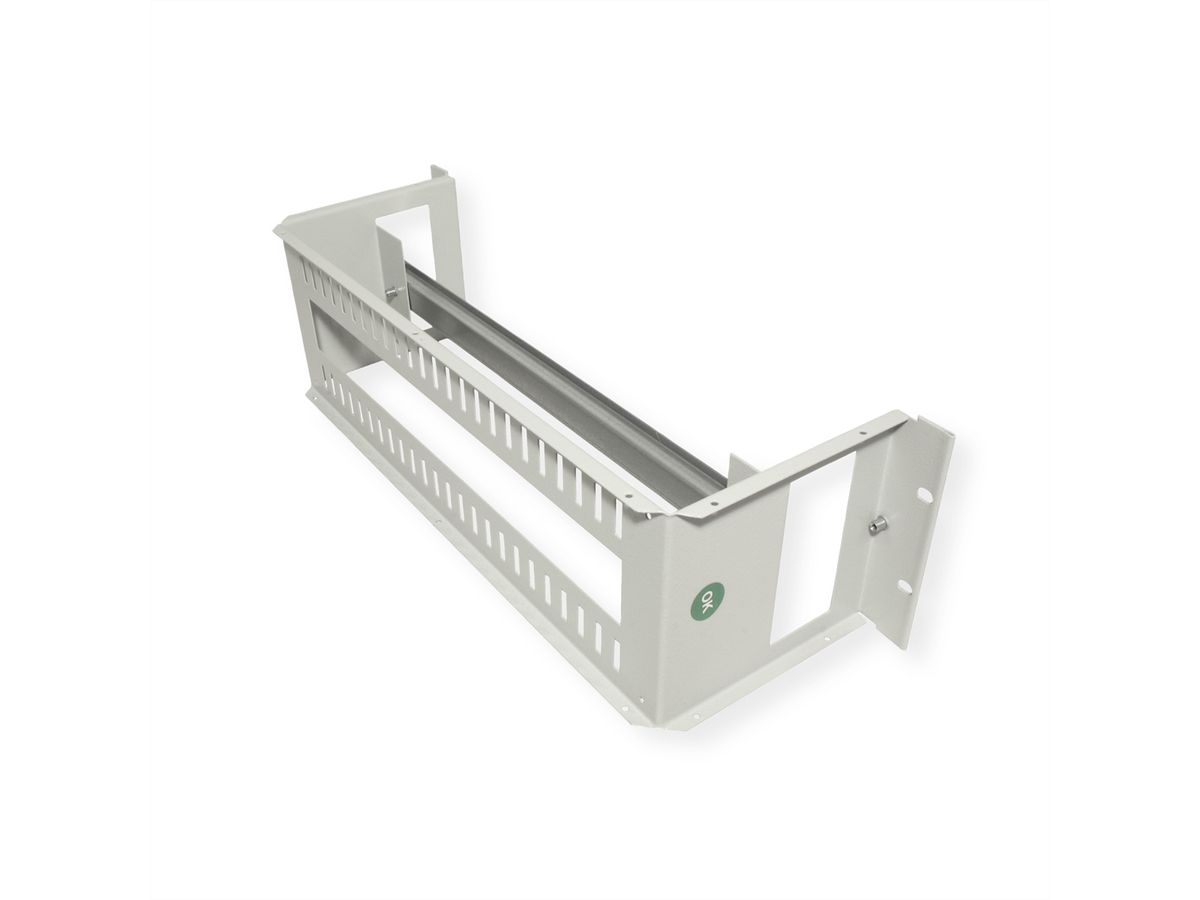 ROLINE 19-inch top-hat rail support 3 U, 133x482x123 HxWxD