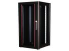 ROLINE 19-inch network cabinet Basic 22 U, 600x600 WxD Glass door black