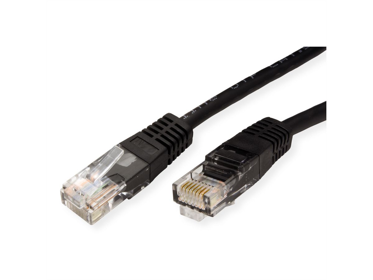 ROLINE UTP Patch Cord Cat.5e (Class D), black, 5 m