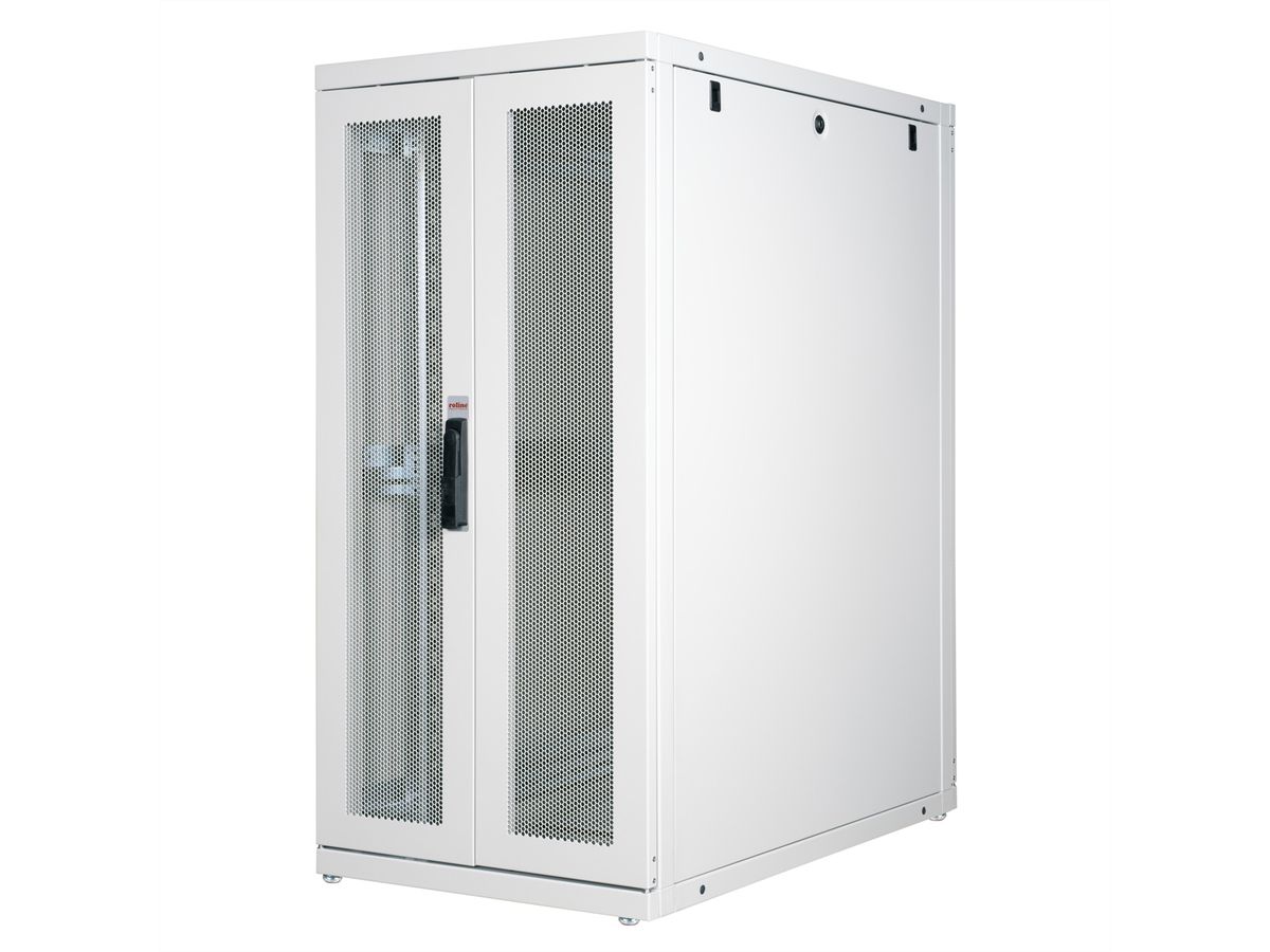 ROLINE 19-inch server rack Pro 26 U, 600x1000 WxD grey Plexiglas ...