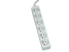 VALUE Power Strip, 6-way UTE, white, 3 m