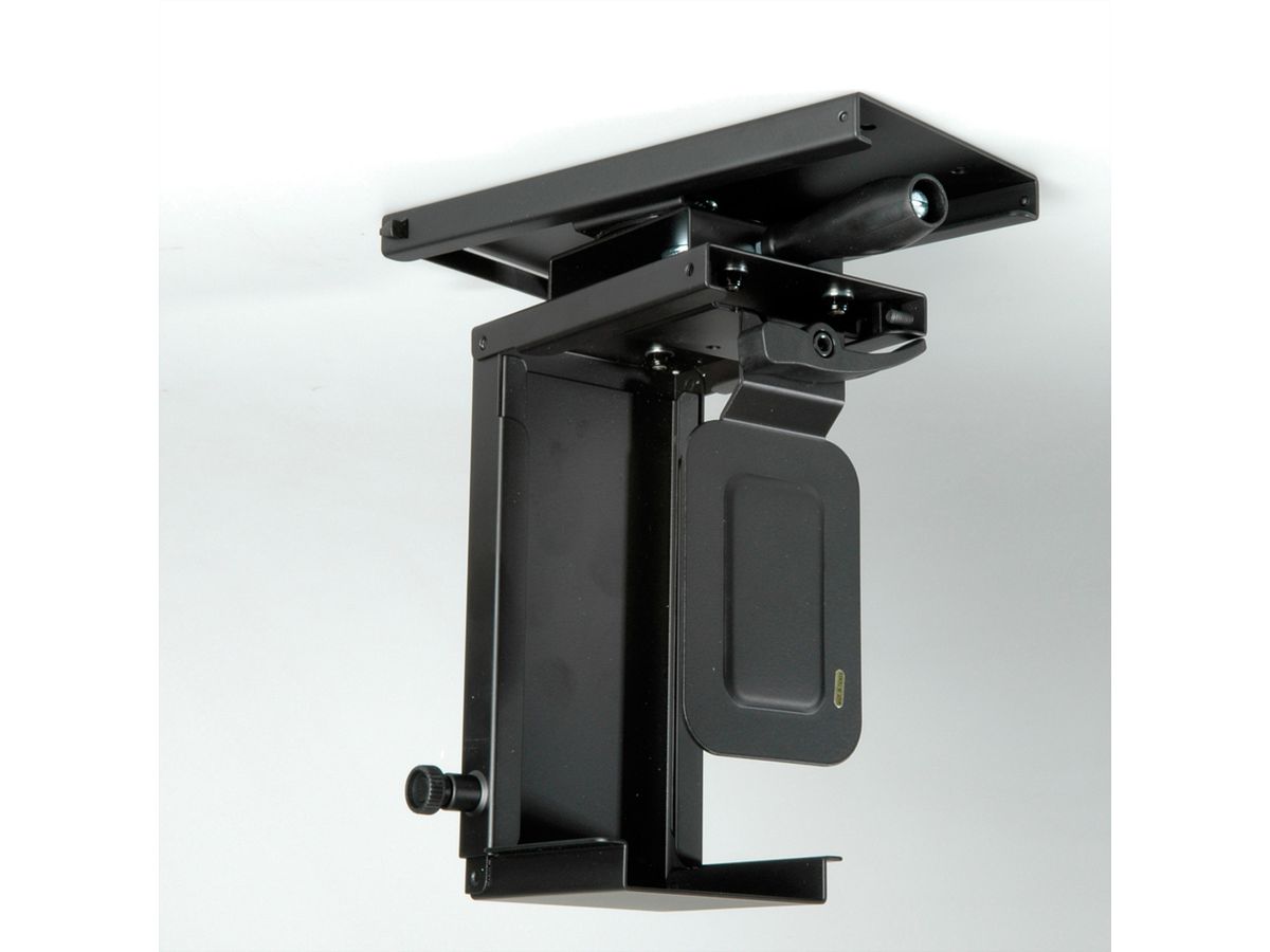 ROLINE Mini PC Holder, extendable, with rotation function, black