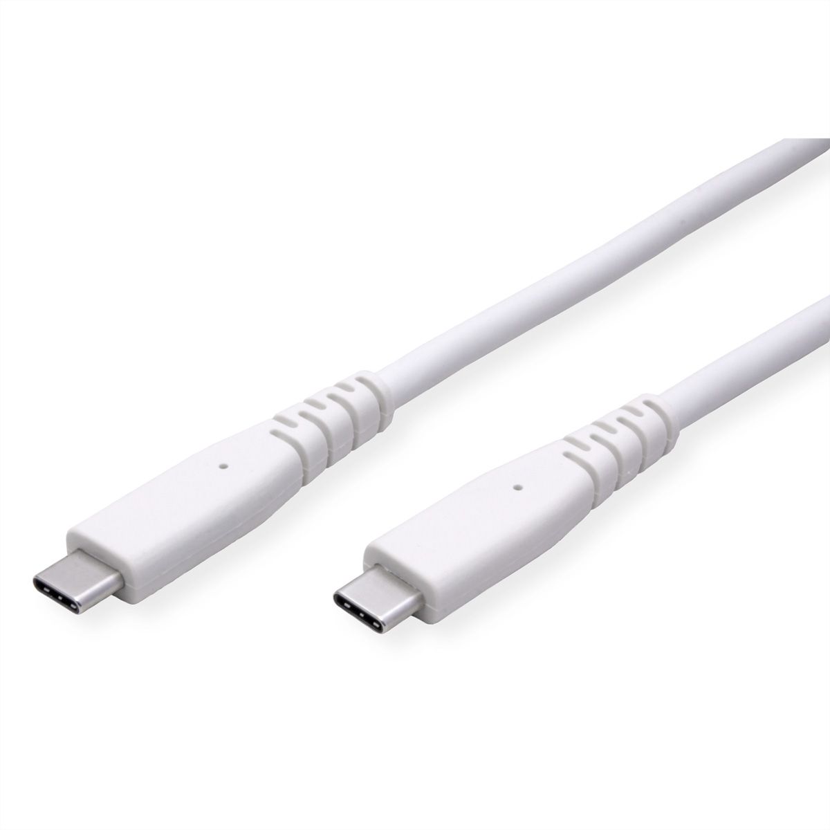 VALUE USB 3.2 Gen 2 Compatible Cable, C-C, M/M, 4K UHD-1, 10Gbit/s, Emark, 60W, white, 5 m
