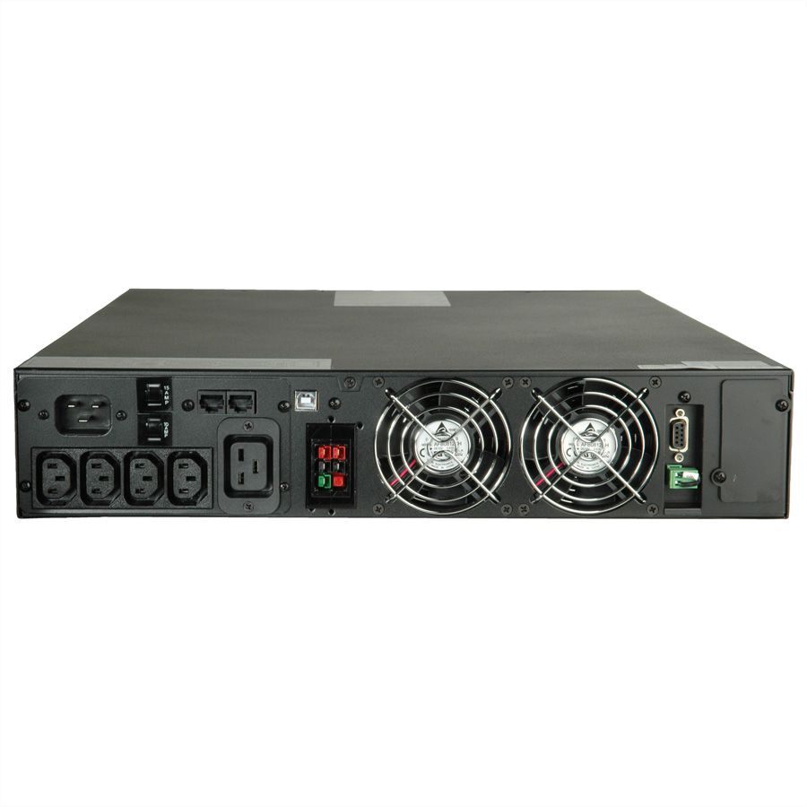 ROLINE ProSecure III 3000 RM2U - Online UPS, 19" Rack Version, black