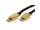 ROLINE GOLD DisplayPort Cable, DP-DP, M/M, 10 m