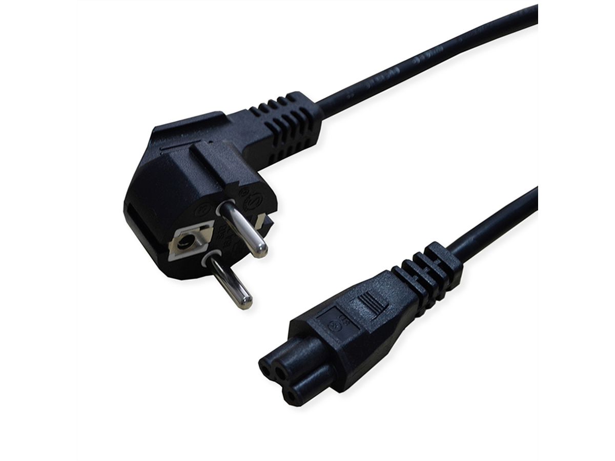 STANDARD Power Cable, straight Compaq Connector, black, 1.8 m