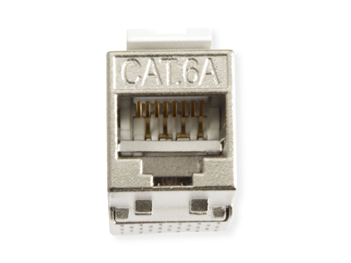 VALUE Keystone Jack, Cat.6A (Class EA), RJ-45, STP, tool-free, SLIM
