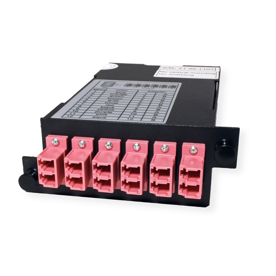 VALUE MPO Module, MPO-Male /12x LC - Female