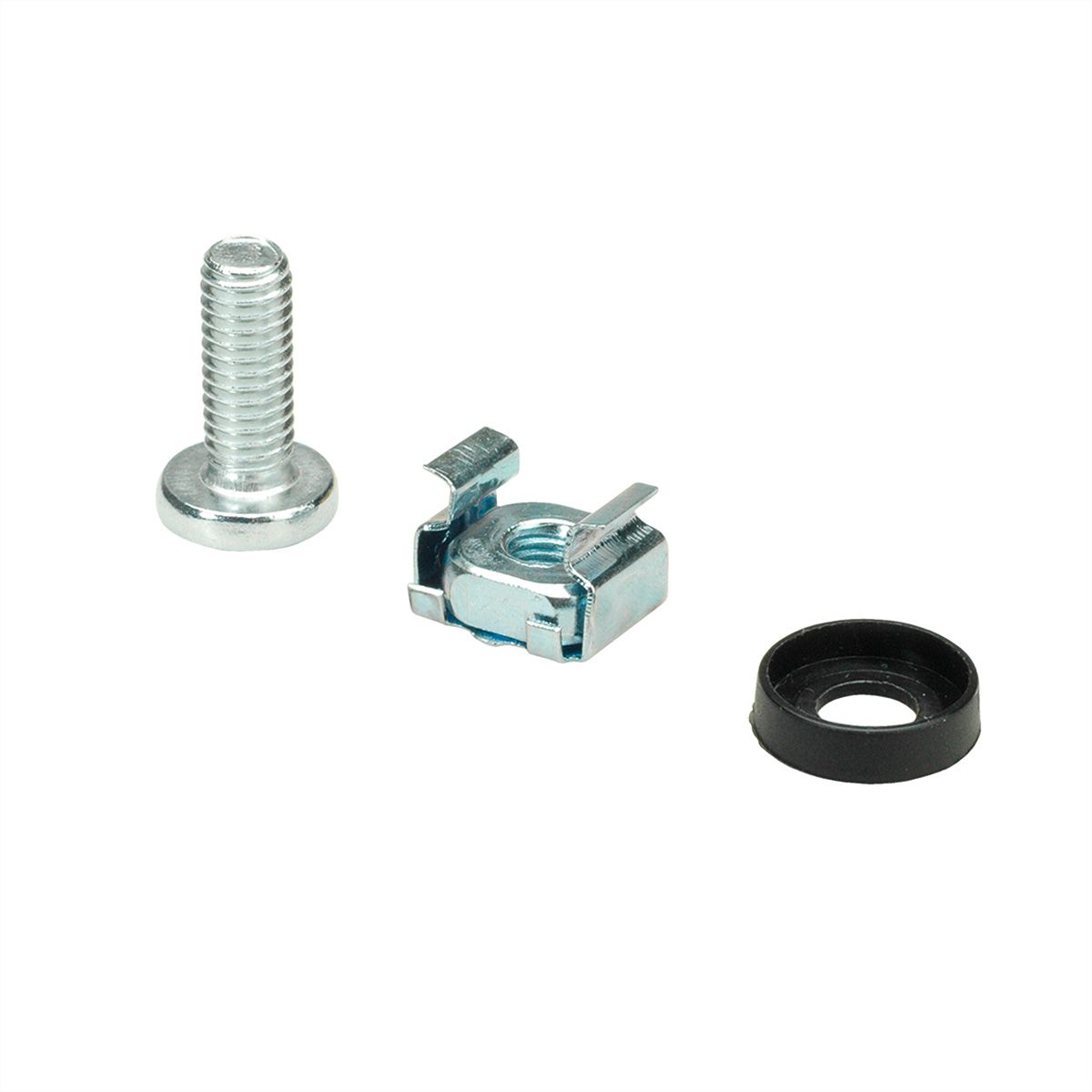 Mounting material for 19" components, M6, 100 pieces