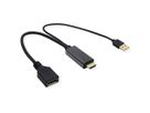 VALUE Cableadapter, v1.2, HDMI M - DP F