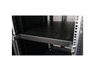ROLINE 19-inch shelf 1 U, adjustable 700 T 50 kg black