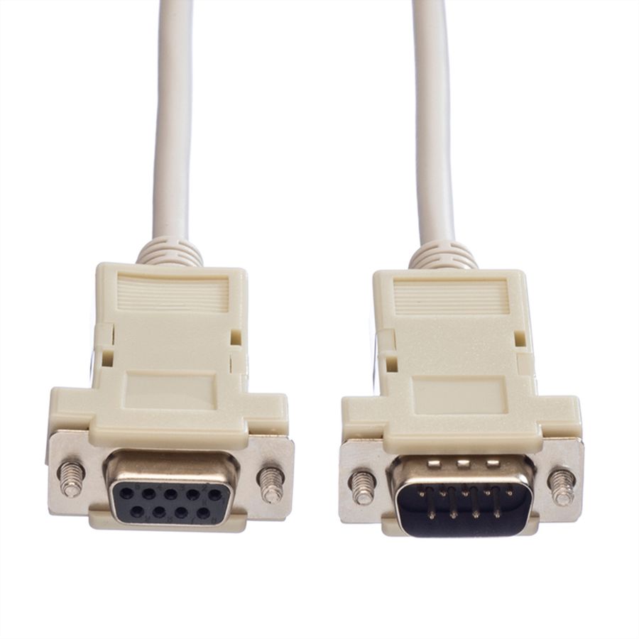 VALUE RS232 Cable, DB9 M - F, 3 m