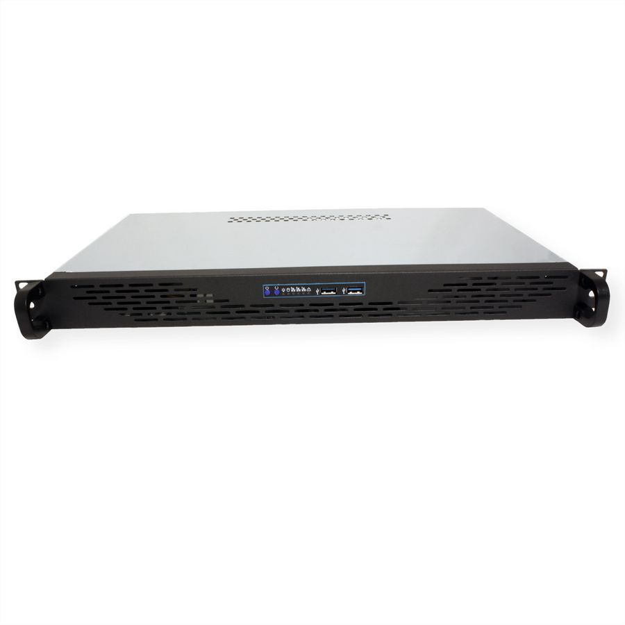 19" Industrial Rack-Mount Server Chassis, 1UH, 1U-K-125L, black