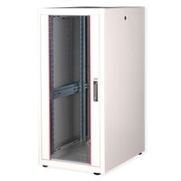 ROLINE 19-inch network cabinet Basic 26 U, 600x800 WxD glass door grey