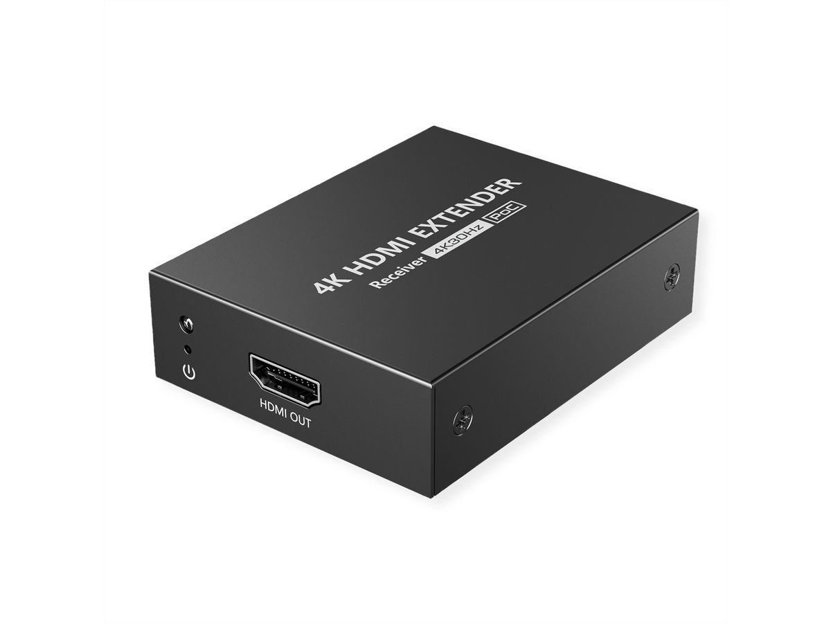 VALUE HDMI Extender via Cat.6A, 4K@30Hz, 40m