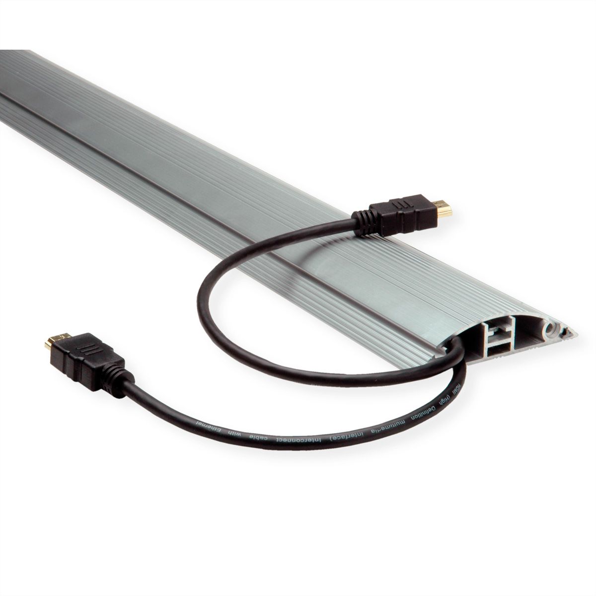 ROLINE HDMI High Speed Cable + Ethernet, TPE, black, 2 m
