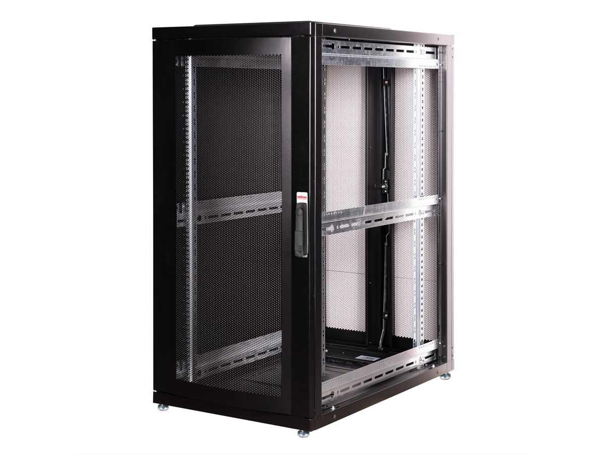 ROLINE 19-inch server rack Pro 26 U, 600x1000 WxD black - SECOMP
