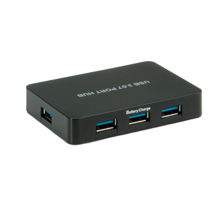 VALUE USB 3.2 Gen 1 Desktop Hub, 7 Ports, with Power Supply