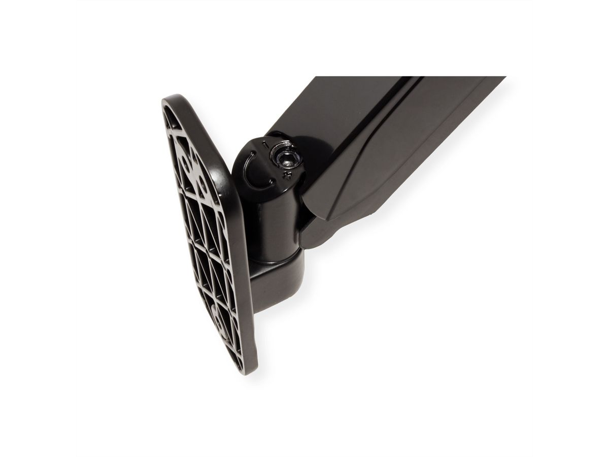 VALUE LCD Monitor Arm, Desk Clamp, 4 Joints, Pivot, black