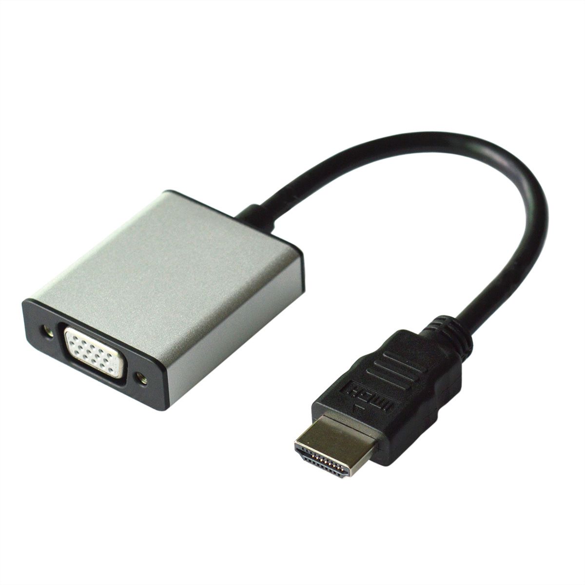 VALUE Cableadapter, HDMI - VGA + Audio, M/F, (stereo)