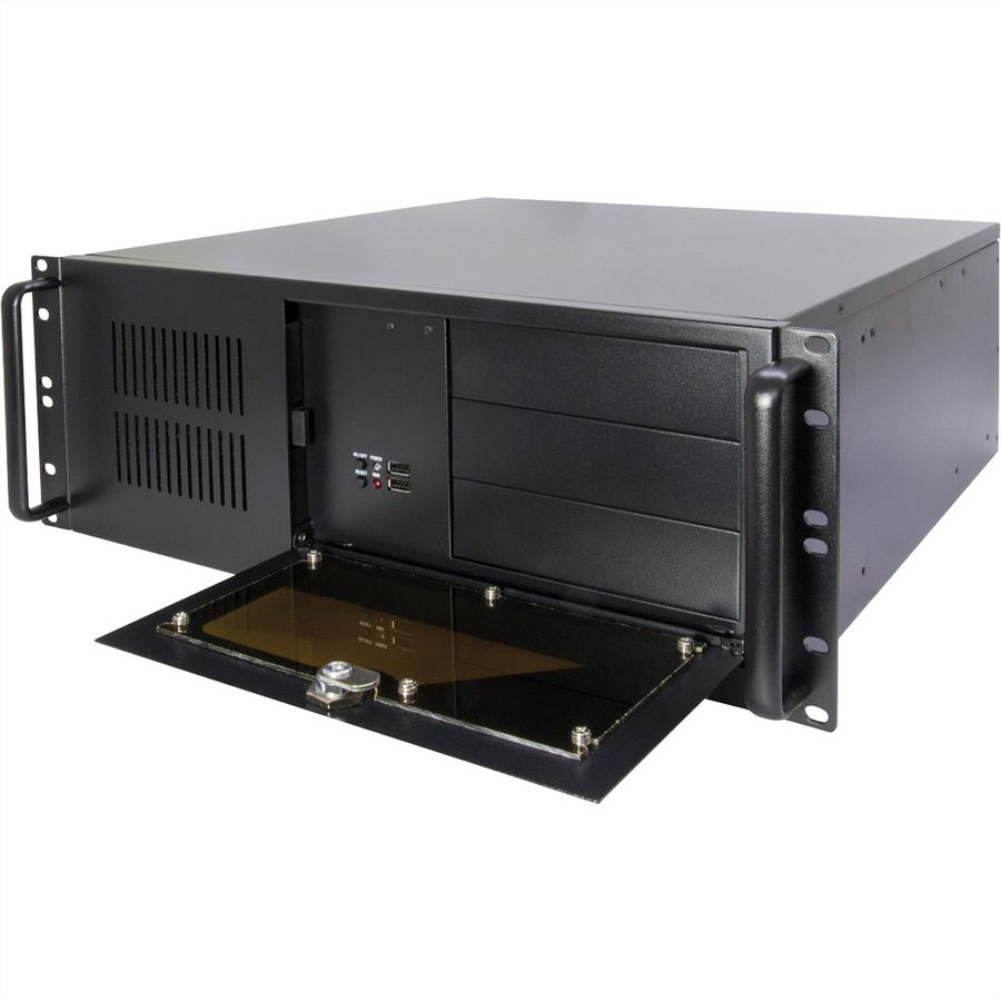19" Industrial Rack-Mount Server Chassis STD, IPC 4U 4088-S, black