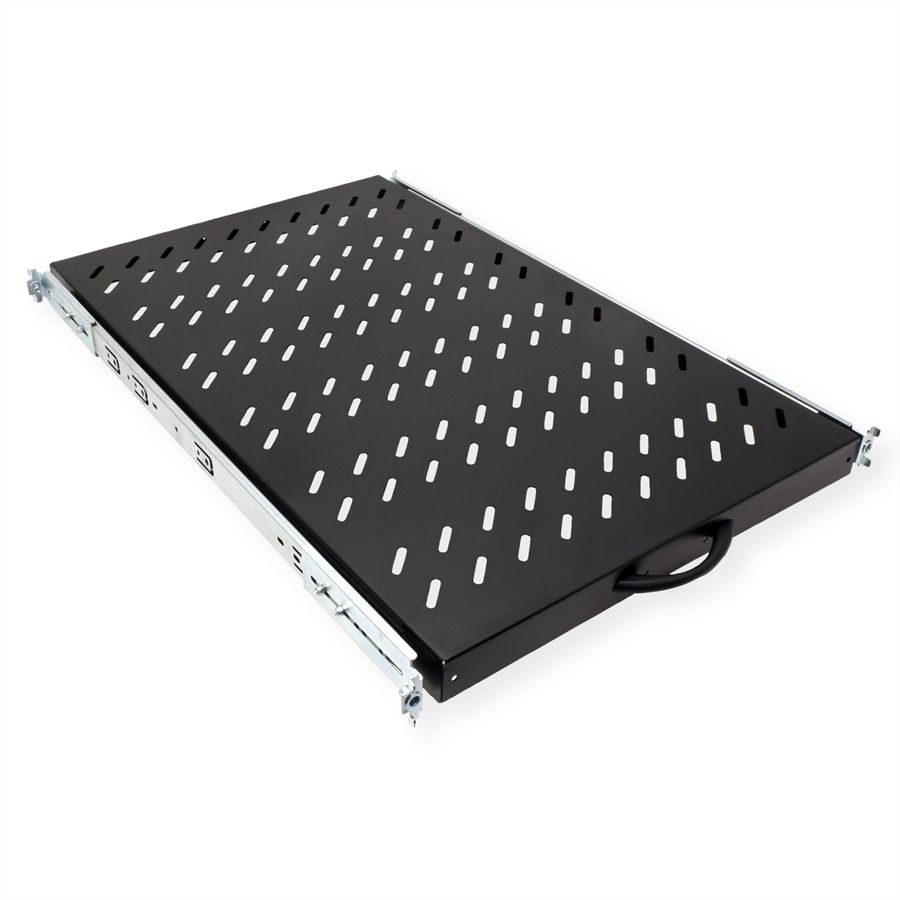 VALUE 19" 1U Extendable Sliding Shelf for Cabinets, 420 x 700 mm, max. load 25 kg