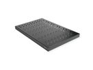 ROLINE 19-inch shelf 1 U, adjustable 700 T 50 kg black