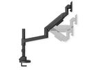 ROLINE Monitor Arm, Pole-Mounted, Gas Spring, < 144.78 cm (57"), Heavy Duty < 27 kg, black
