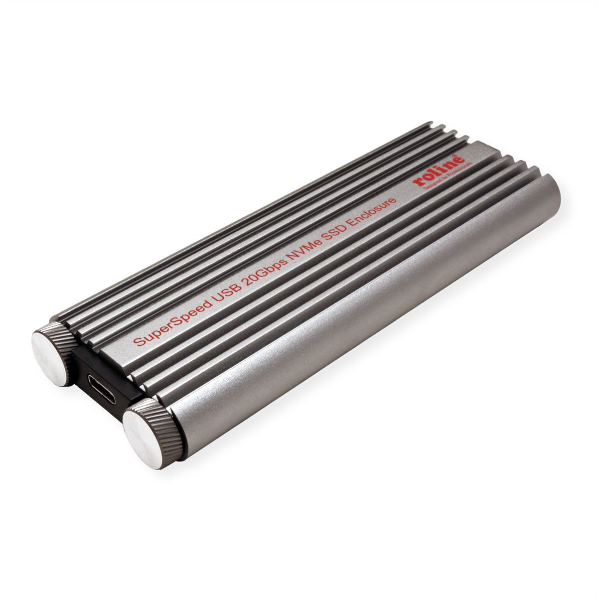 ROLINE External Type M.2 NVMe SSD Enclosure, USB 3.2 Gen 2x2 Type C