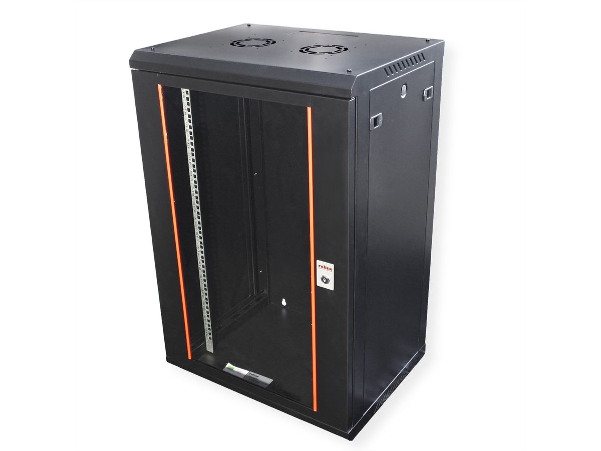 ROLINE 19" Wall Cabinet Basic Plus 18U, 600x450 BxT black
