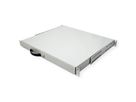 ROLINE 19-inch keyboard insert 1 U, 400 T lockable grey