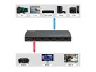 ROLINE HDMI Switch, 4x1, 8K60Hz, with Remote Control