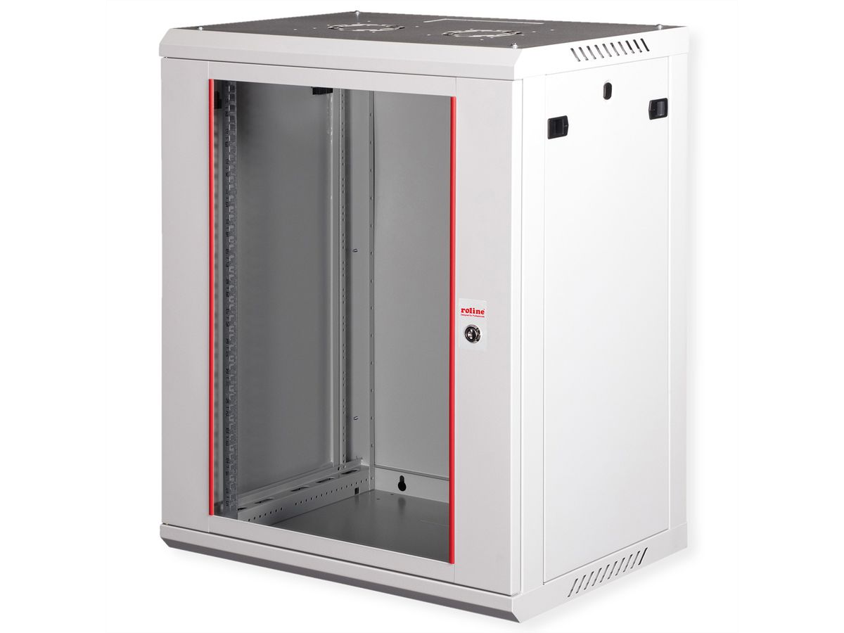 ROLINE 19" Wall Cabinet Basic Plus 15U, 600x450 BxT grey