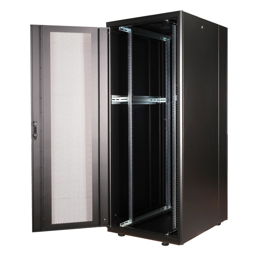 ROLINE 19-inch Server Cabinet Basic 42 U, 800x1000 WxD perforated black