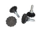 ROLINE 19-inch levelling feet, 4 pieces