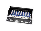 ROLINE Cat.5e (Class D) Wall Mount Patch Panel, 8 Ports, STP, black