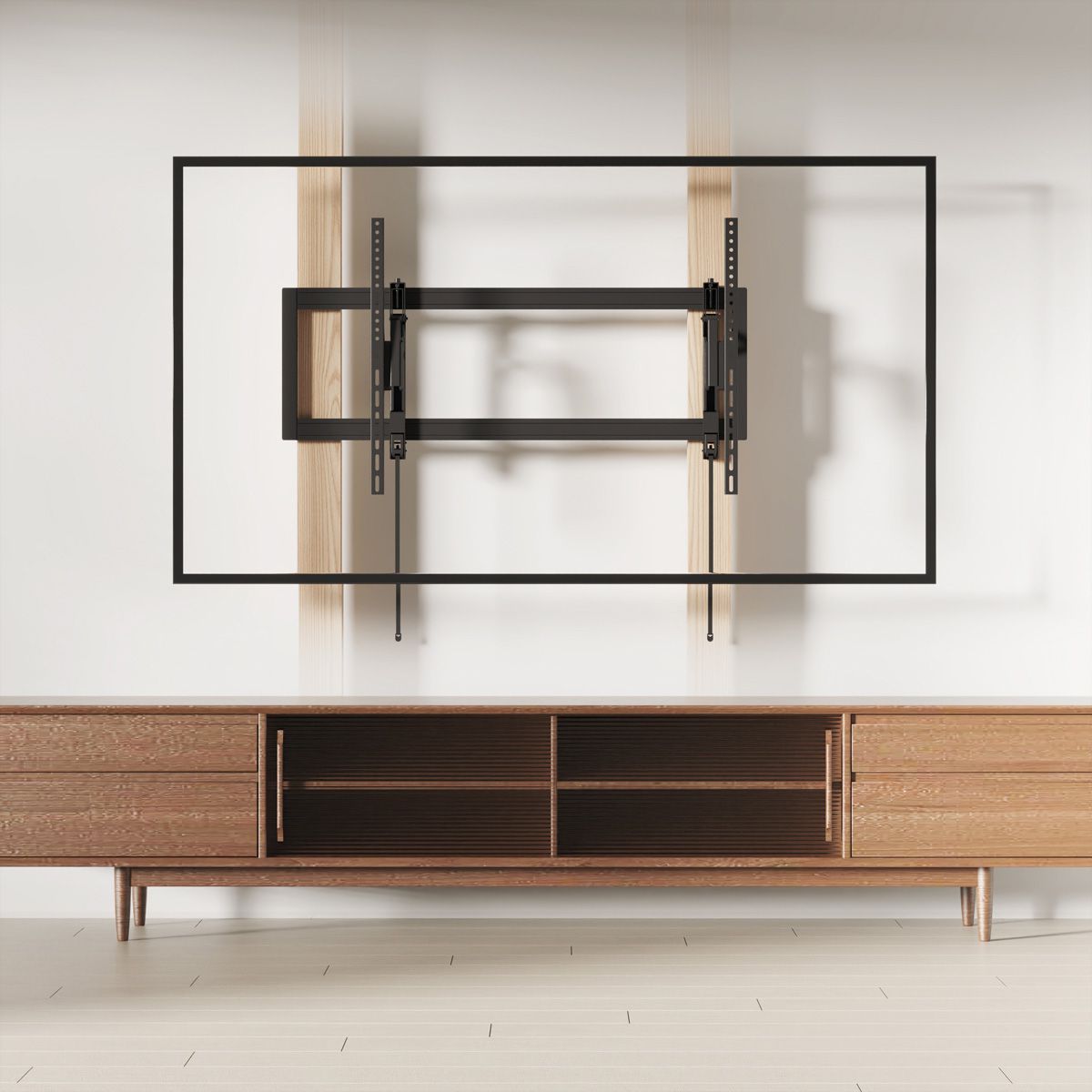 VALUE Heavy-Duty TV Wall Mount, <80 kg, <266,7 cm (105"), VESA 1000x600, extendable and tiltable