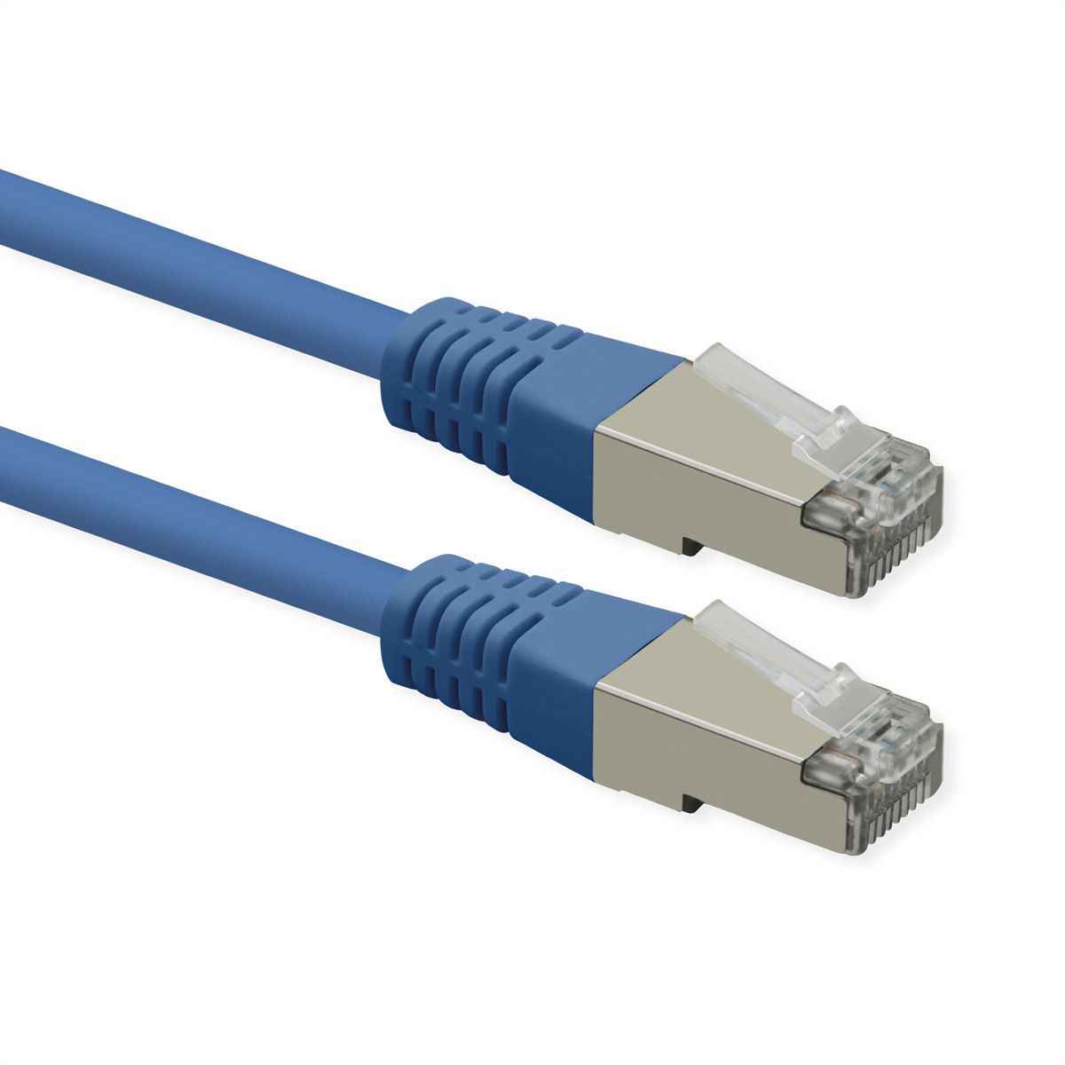 ROLINE S/FTP (PiMF) Patch Cord, Cat.6 (Class E), PoE, blue, 2 m