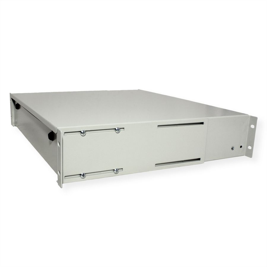 ROLINE 19-inch keyboard rack 2 U, 400 T lockable grey