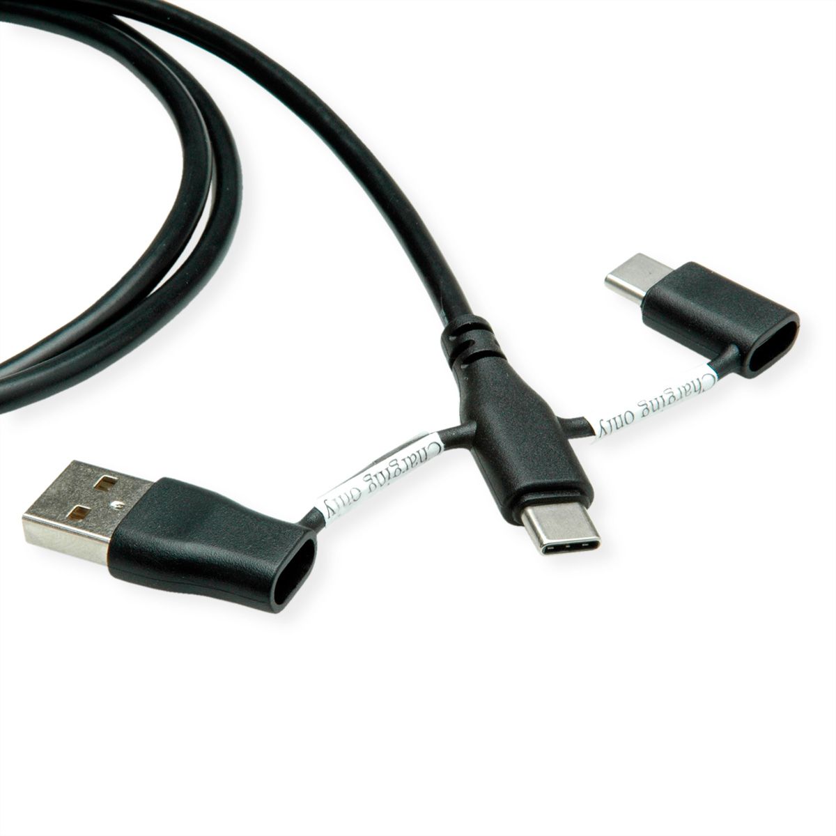 ROLINE USB 2.0 Cable, C-C, with A+C Data Lane Blockers, 1 m
