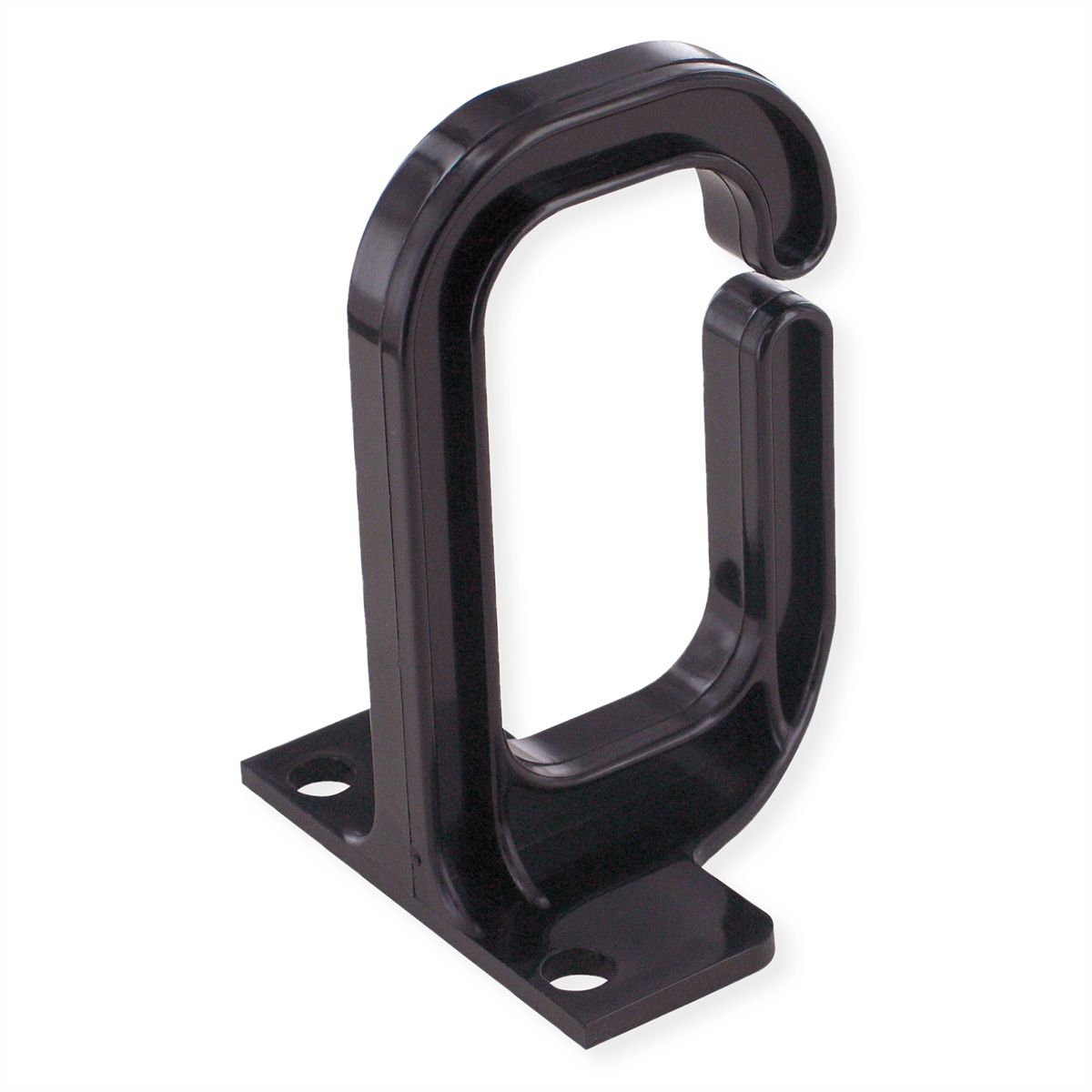 19" cable manager, 40x80mm, plastic, black